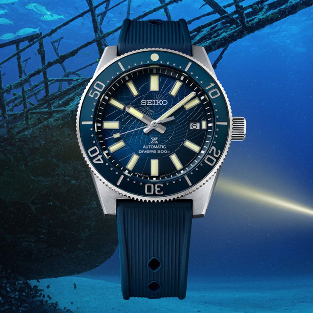 SEIKO精工 PROSPEX 愛海洋系列 水中考古200米潛水機械腕錶(8L35-01R0B/SLA065J1)41.3mm:圖片 2