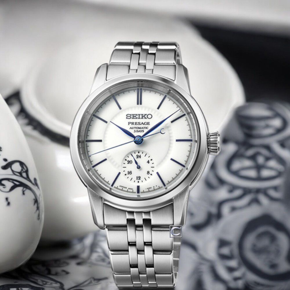 SEIKO精工 錶 PRESAGE系列 有田燒錶盤 藍寶石鏡面 手錶 男錶 -6R5H-00C0SSPB445J1-SK043:圖片 2