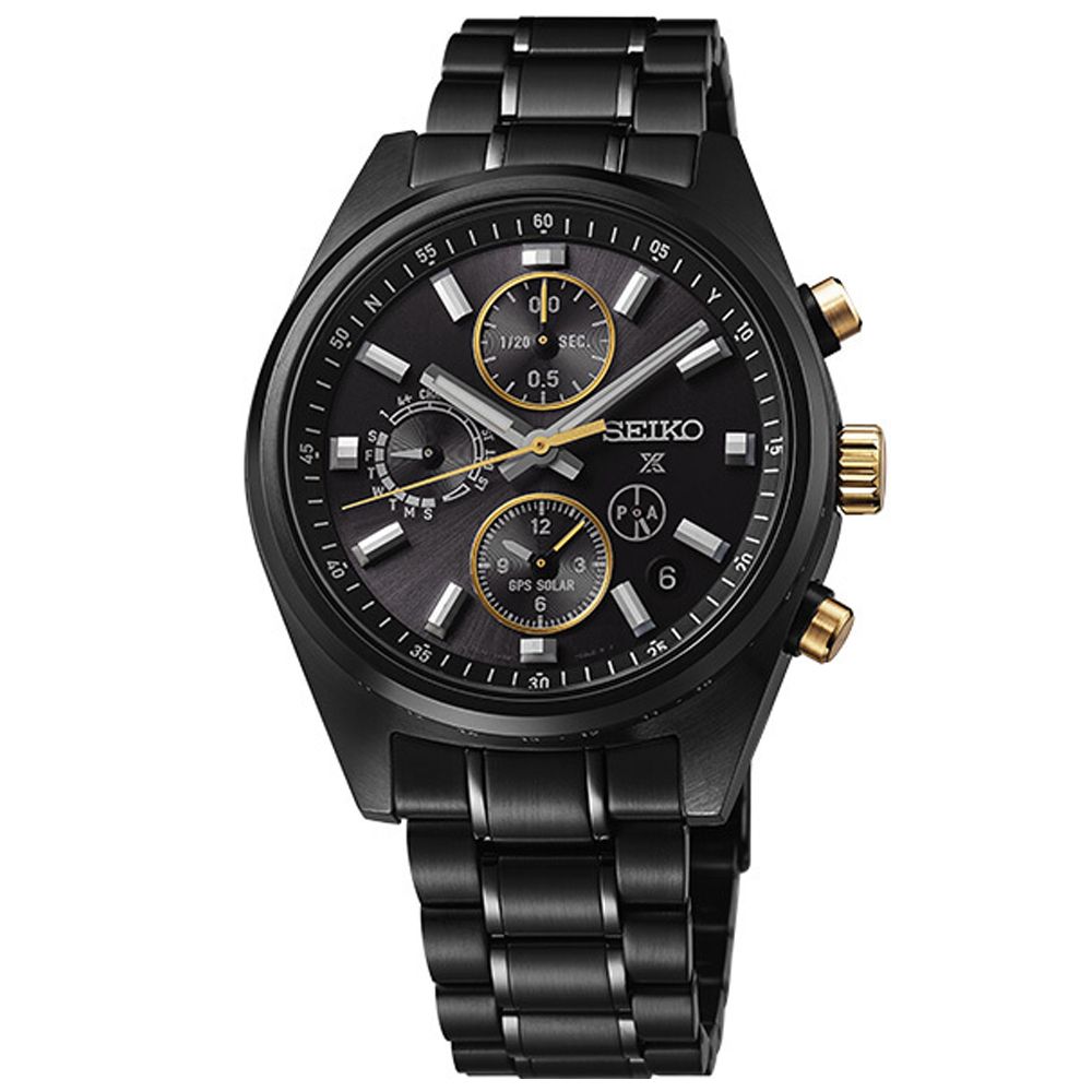 SEIKO精工 Astron 100週年 太陽能 GPS 雙時區計時腕錶 (5X83-0AJ0SD/SSH169J1):圖片 2