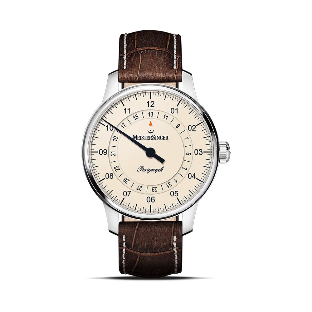 MeisterSinger明斯特 BM1103 Perigraph-38mm-象牙色機械手錶(自動上鍊 機械錶):圖片 2