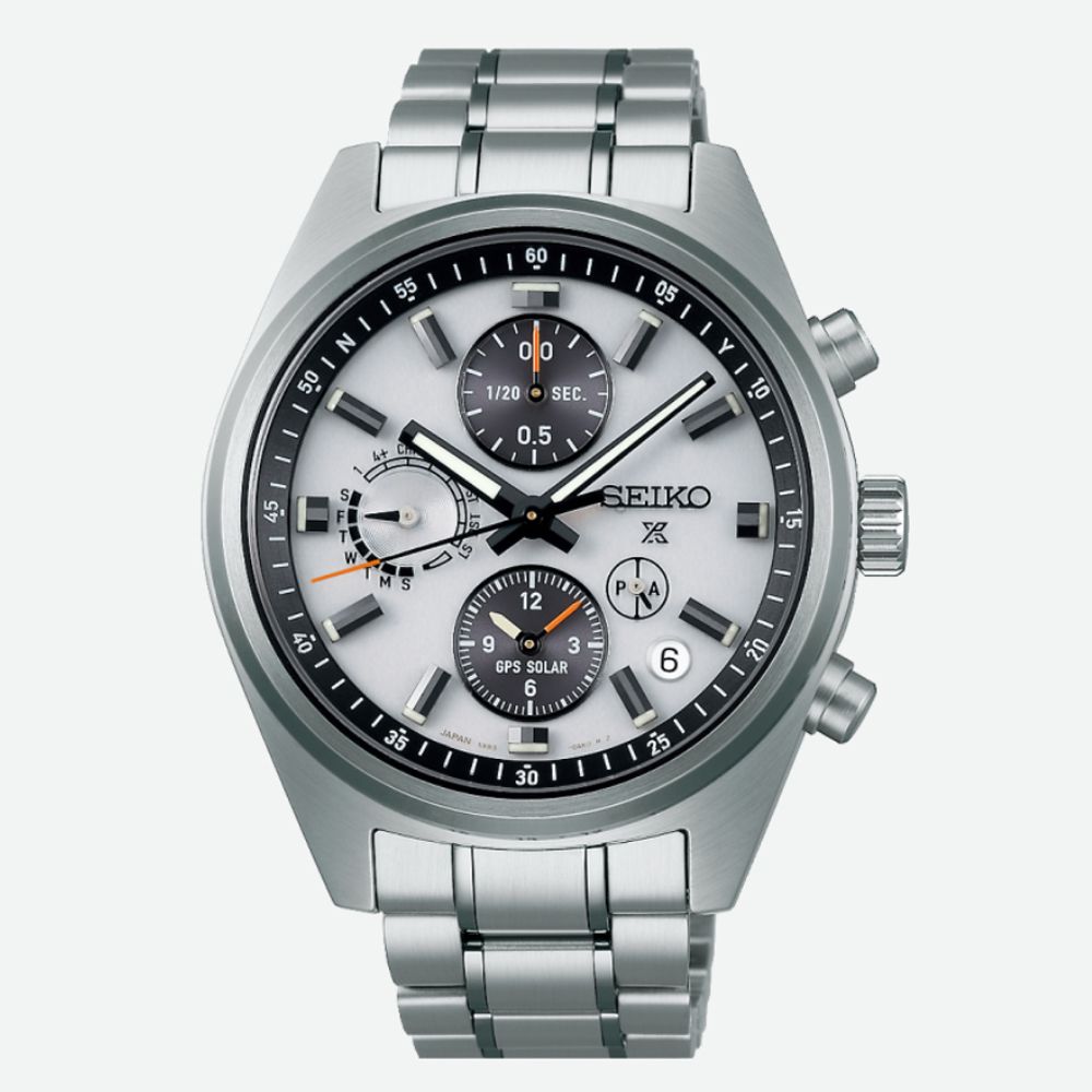 SEIKO精工 Prospex GPS衛星對時 太陽能雙時區計時腕錶-灰_SK028 SSH165J1/5X83-0AH0S:圖片 2