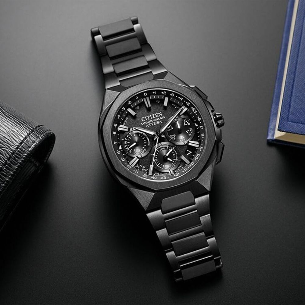 CITIZEN星辰 韋禮安廣告款 限量 鈦 八角 GPS衛星對時光動能計時手錶 CC4105-69E:圖片 2