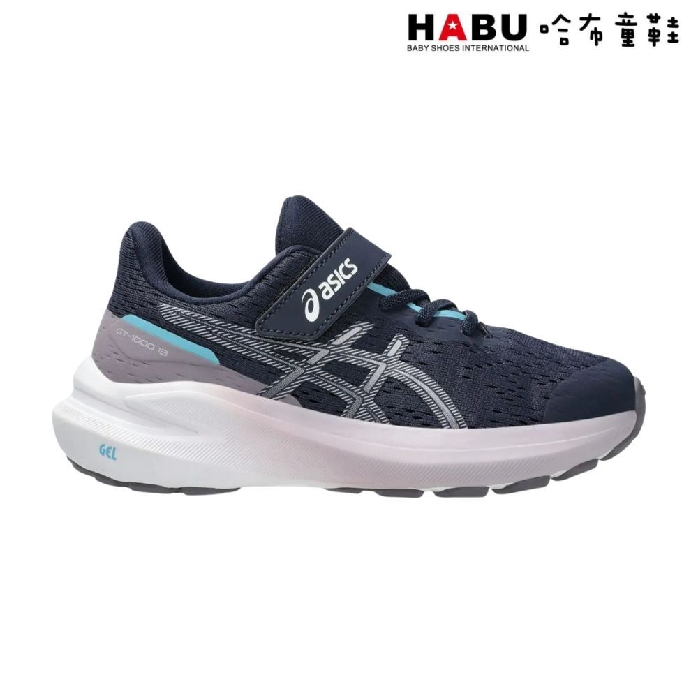HABU 哈布童鞋ASICS 亞瑟士 GT-1000 13 PS 中童 慢跑鞋 運動鞋 1014A344-411:圖片 2
