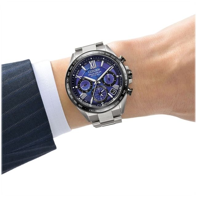 CITIZEN星辰 ATTESA UNITE with BLUE光動能GPS衛星對時計時腕錶(CC4075-50L):圖片 2