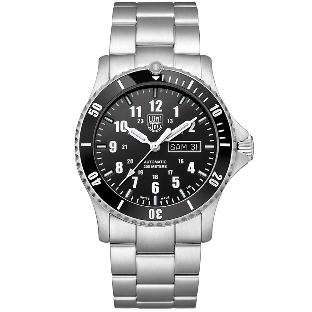 LUMINOX雷明時 Sport Timer 200米陶瓷圈運動機械錶 手錶 男錶-黑/42mm 1LM-0921M:圖片 3