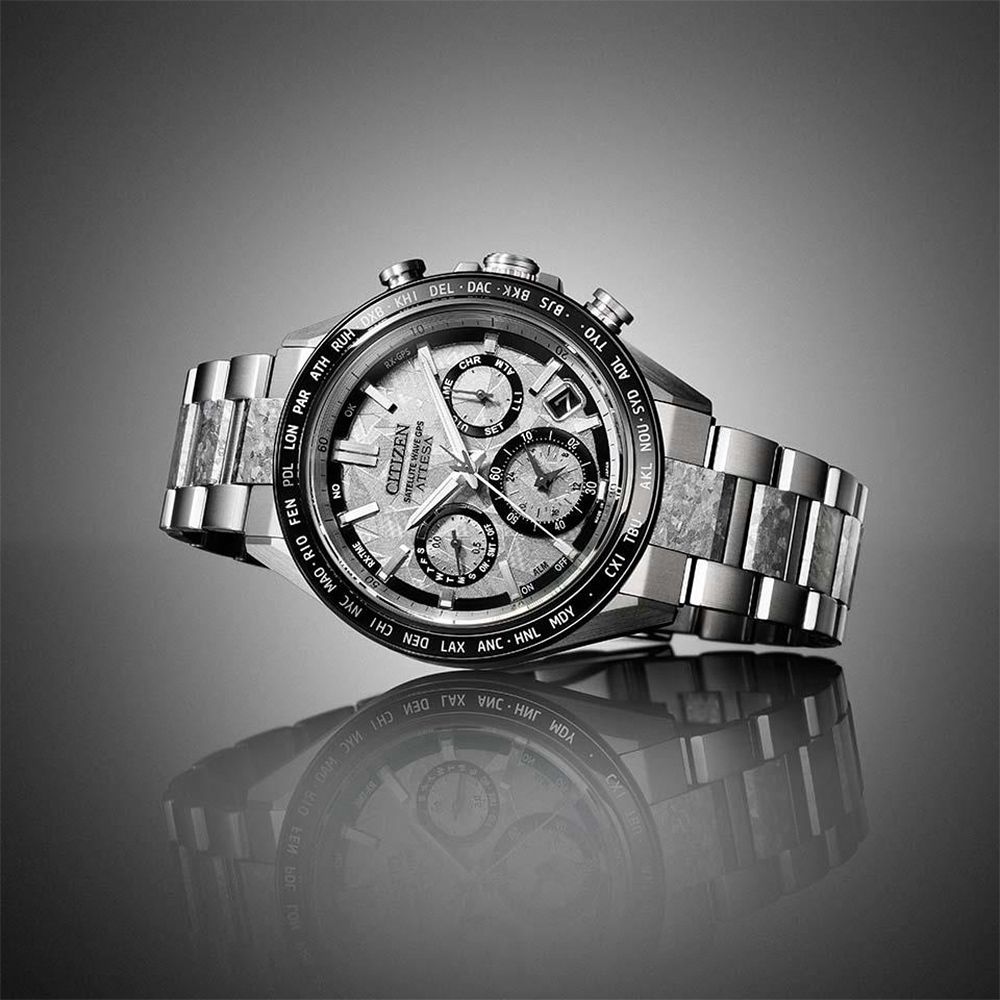 CITIZEN星辰 韋禮安廣告款 隱耀款 限量 鈦 GPS衛星對時光動能計時手錶 CC4076-65A:圖片 3