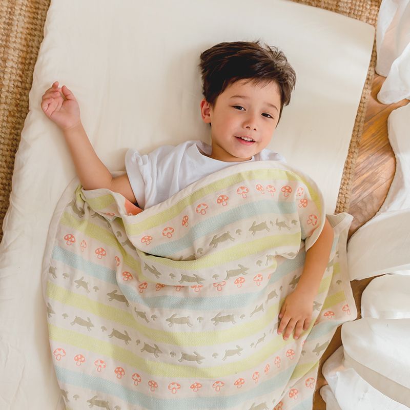 Hoppetta童趣森林六層紗被(M):圖片 3