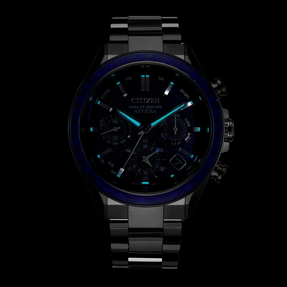 CITIZEN星辰 韋禮安廣告款 紺星 限量 鈦 GPS衛星對時光動計時手錶 CC4059-64L:圖片 3