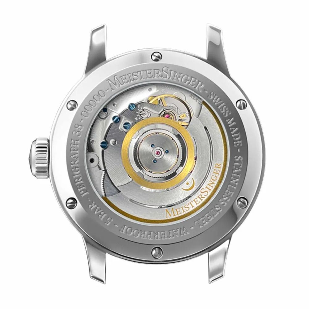 MeisterSinger明斯特 BM1103 Perigraph-38mm-象牙色機械手錶(自動上鍊 機械錶):圖片 3
