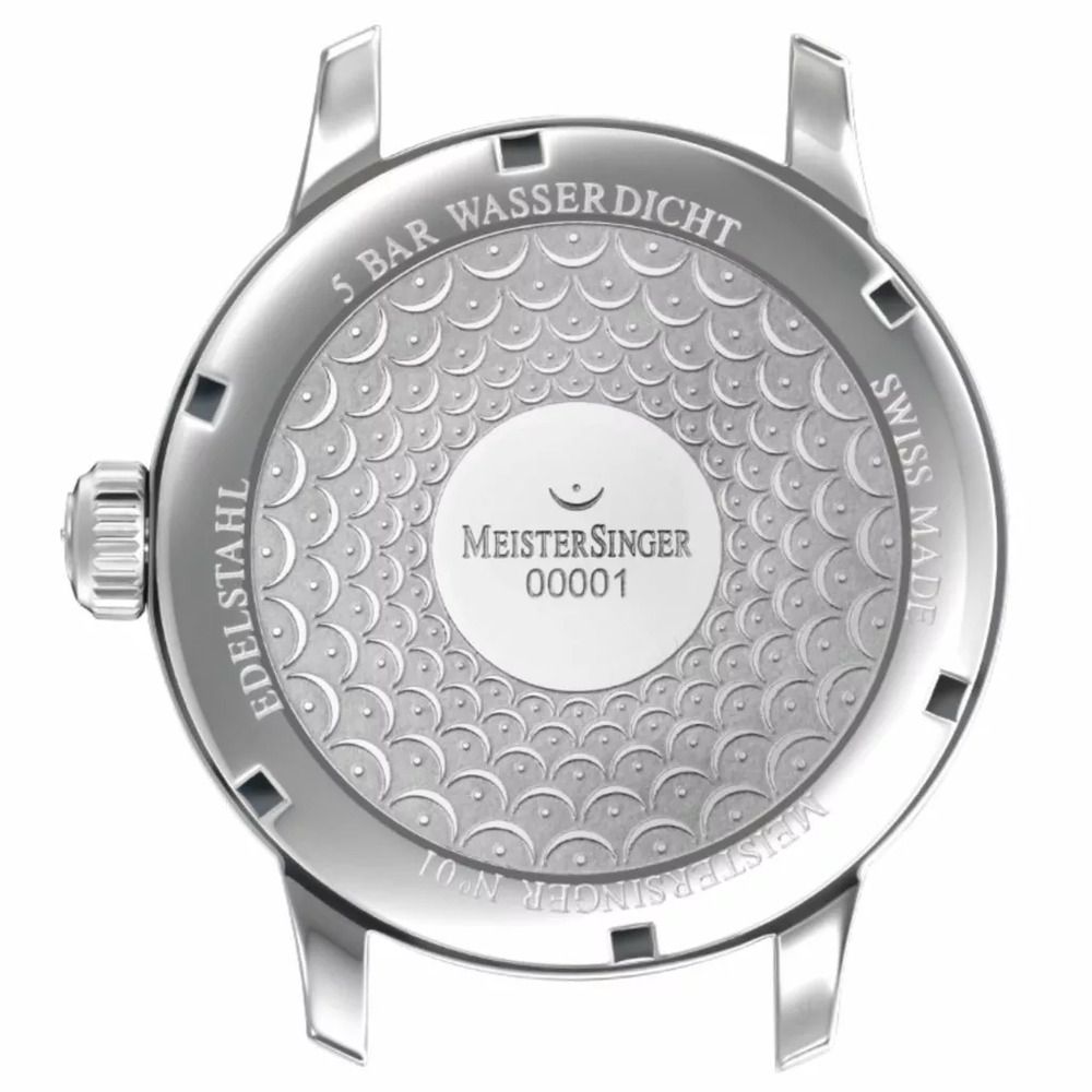 MeisterSinger明斯特 AM3301G N°01 - 白色手動上鍊手錶(機械錶 男錶 手動上鍊):圖片 3