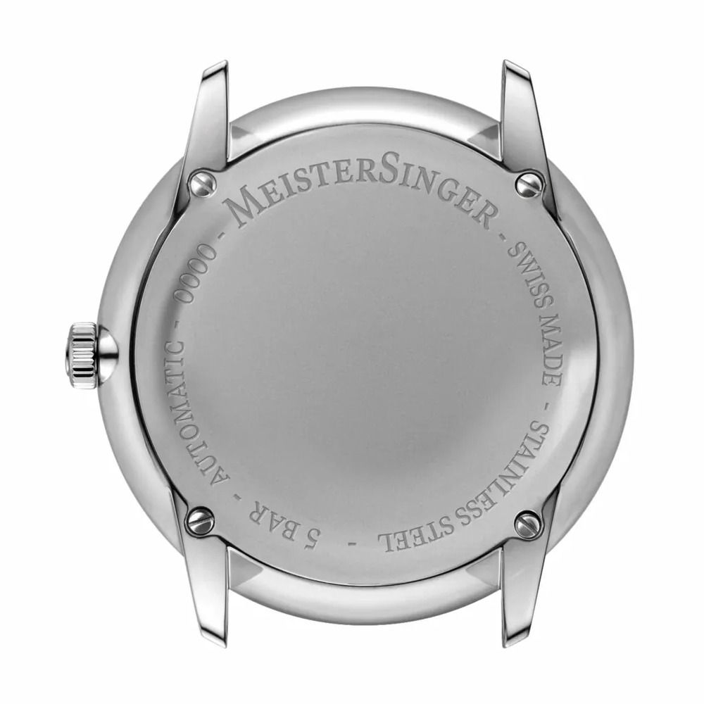 MeisterSinger明斯特 NES903 Neo 象牙色搭配藍寶石玻璃機械手錶(機械錶 自動上鍊):圖片 3