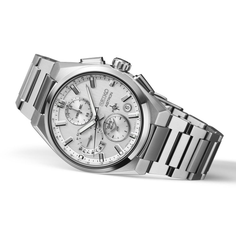 SEIKO精工 Astron GPS衛星對時 鈦金屬 雙時區計時腕錶-白_SK028 SSH159J1/5X83-0AE0S:圖片 3