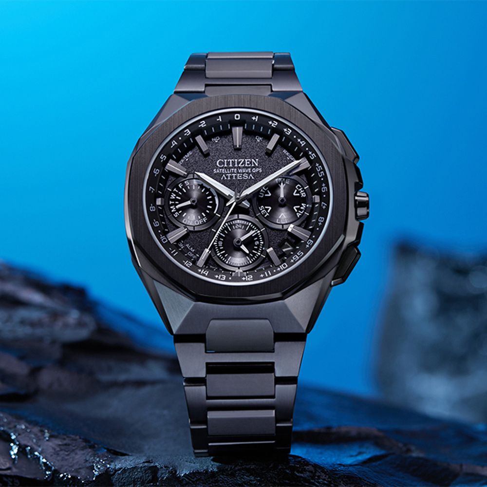 CITIZEN星辰 韋禮安廣告款 限量 鈦 八角 GPS衛星對時光動能計時手錶 CC4105-69E:圖片 3