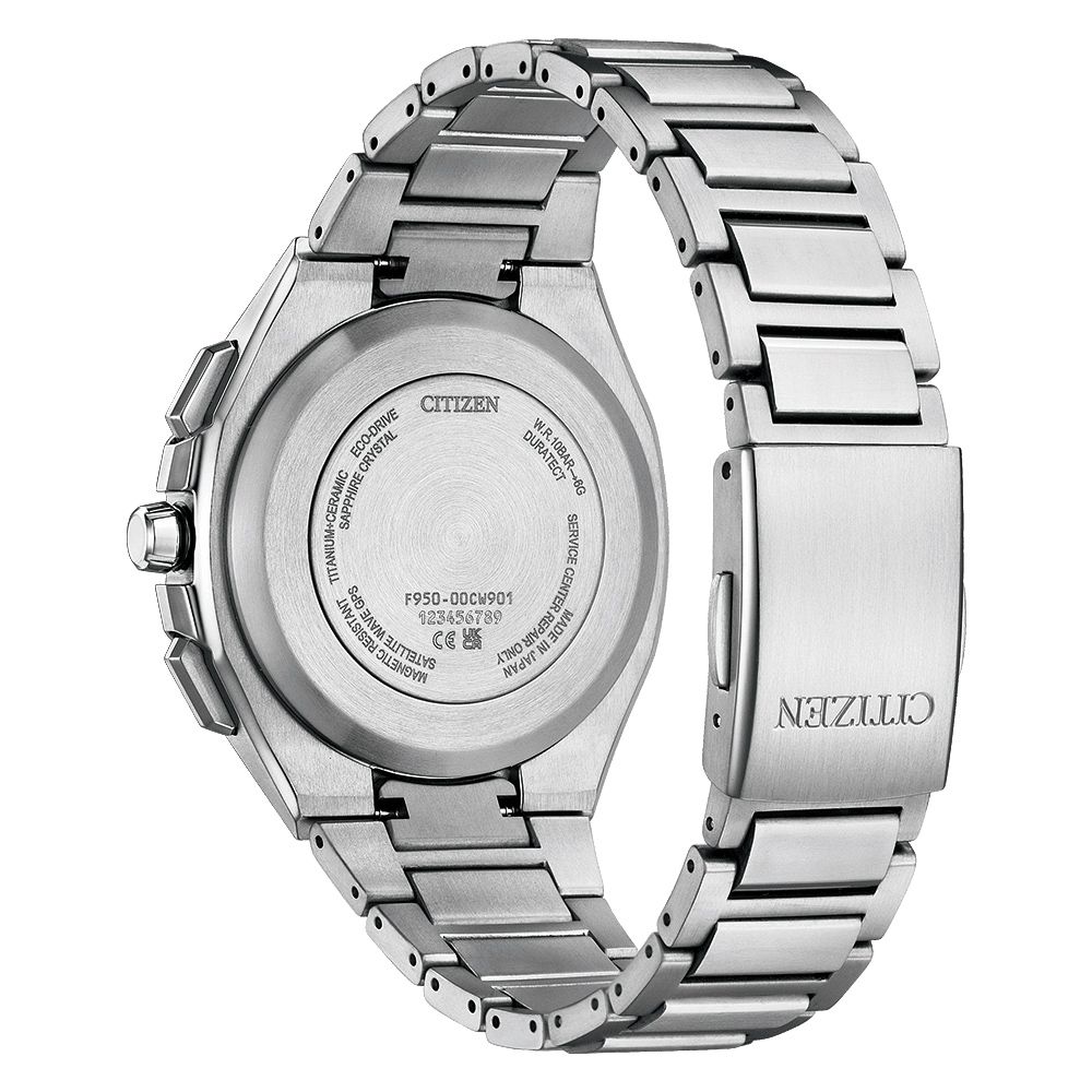 CITIZEN星辰 GENTS 限量 陶瓷錶圈 GPS 鈦金屬 光動能腕錶 CC4104-53E:圖片 3