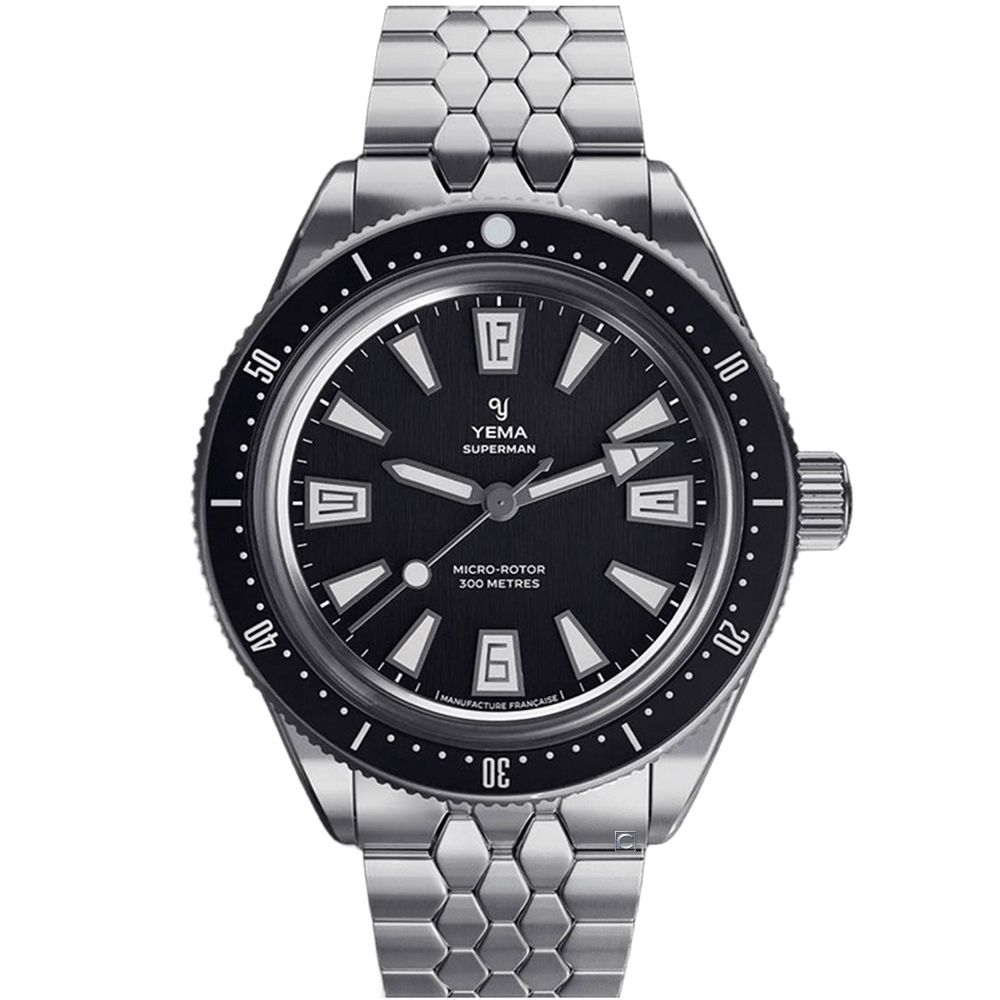 Yema野馬 自製機芯 Skin Diver CMM.20 曜石黑 機械錶 手錶 男錶-12.25.20.66.SN.M3:圖片 3
