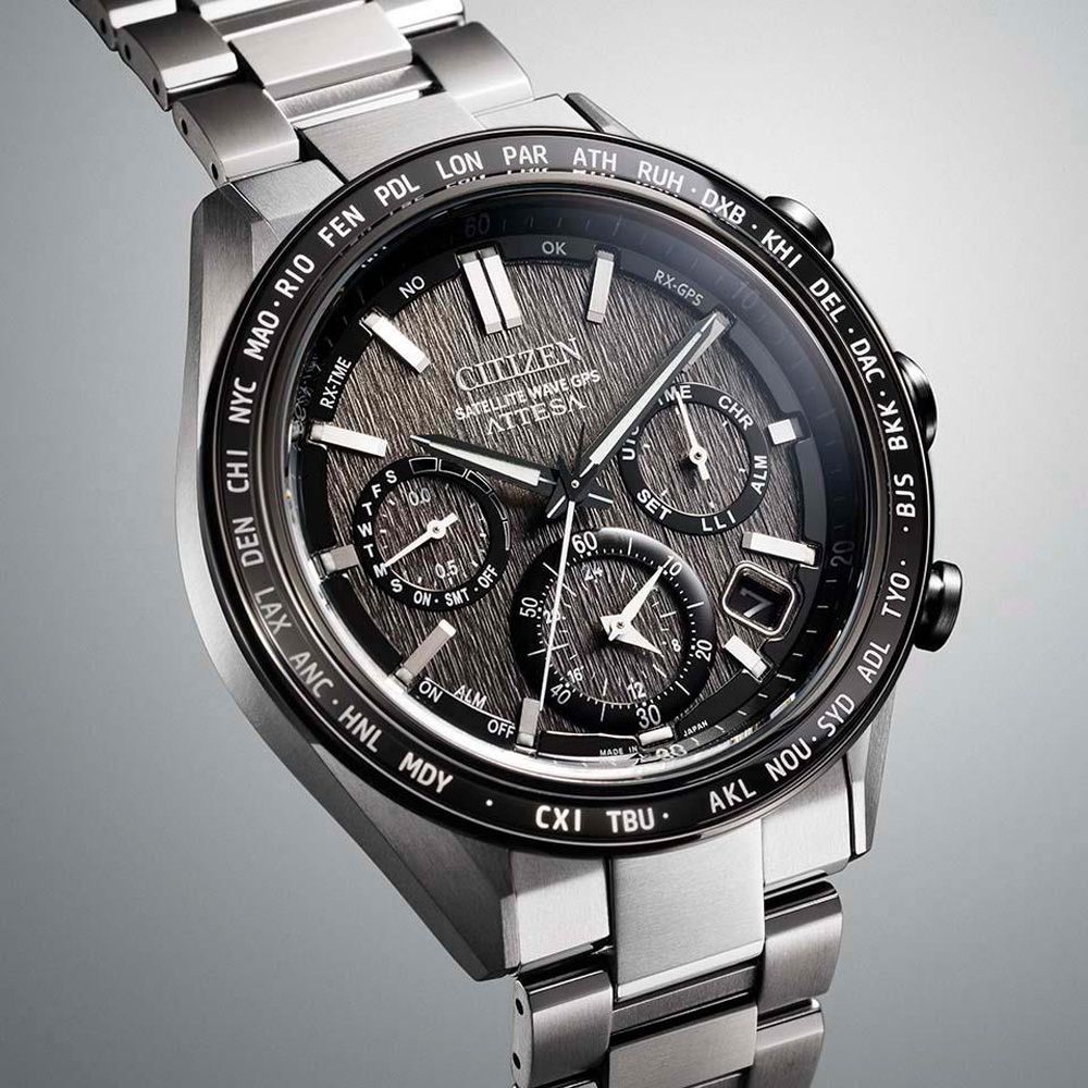 CITIZEN星辰 GENTS GPS衛星對時 鈦金屬 光動能腕錶 CC4058-67X:圖片 3