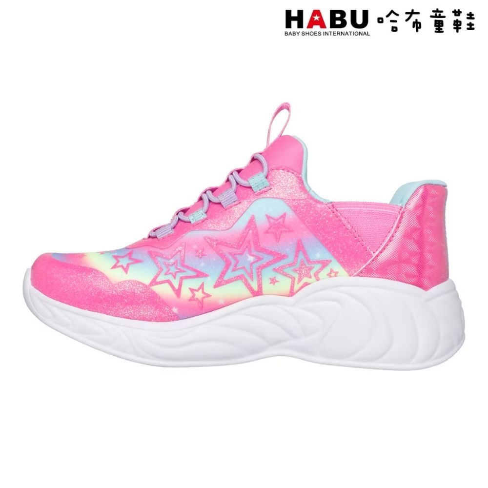 HABU 哈布童鞋SKECHERS 女童系列 燈鞋 Unicorn Dreams-Starry Lite 彩虹小馬 中童 302296LPKMT:圖片 3