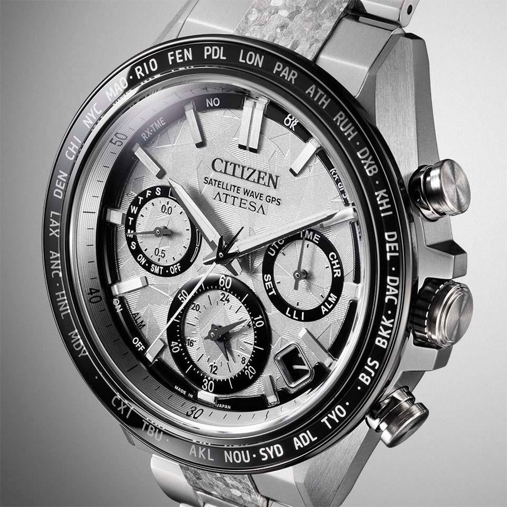 CITIZEN星辰 ATTESA 系列 GPS衛星對時光動能腕錶 隱耀款 CC4076-65A:圖片 3
