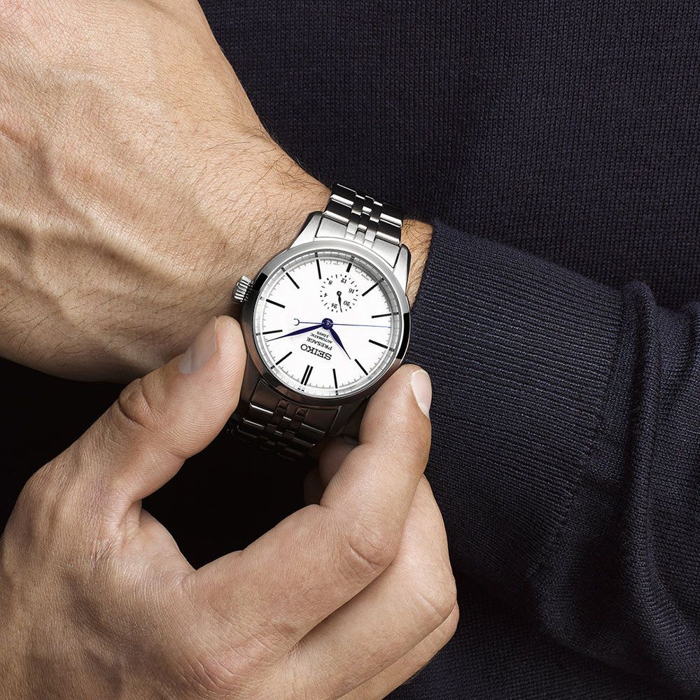 SEIKO精工 錶 PRESAGE系列 有田燒錶盤 藍寶石鏡面 手錶 男錶 -6R5H-00C0SSPB445J1-SK043:圖片 4