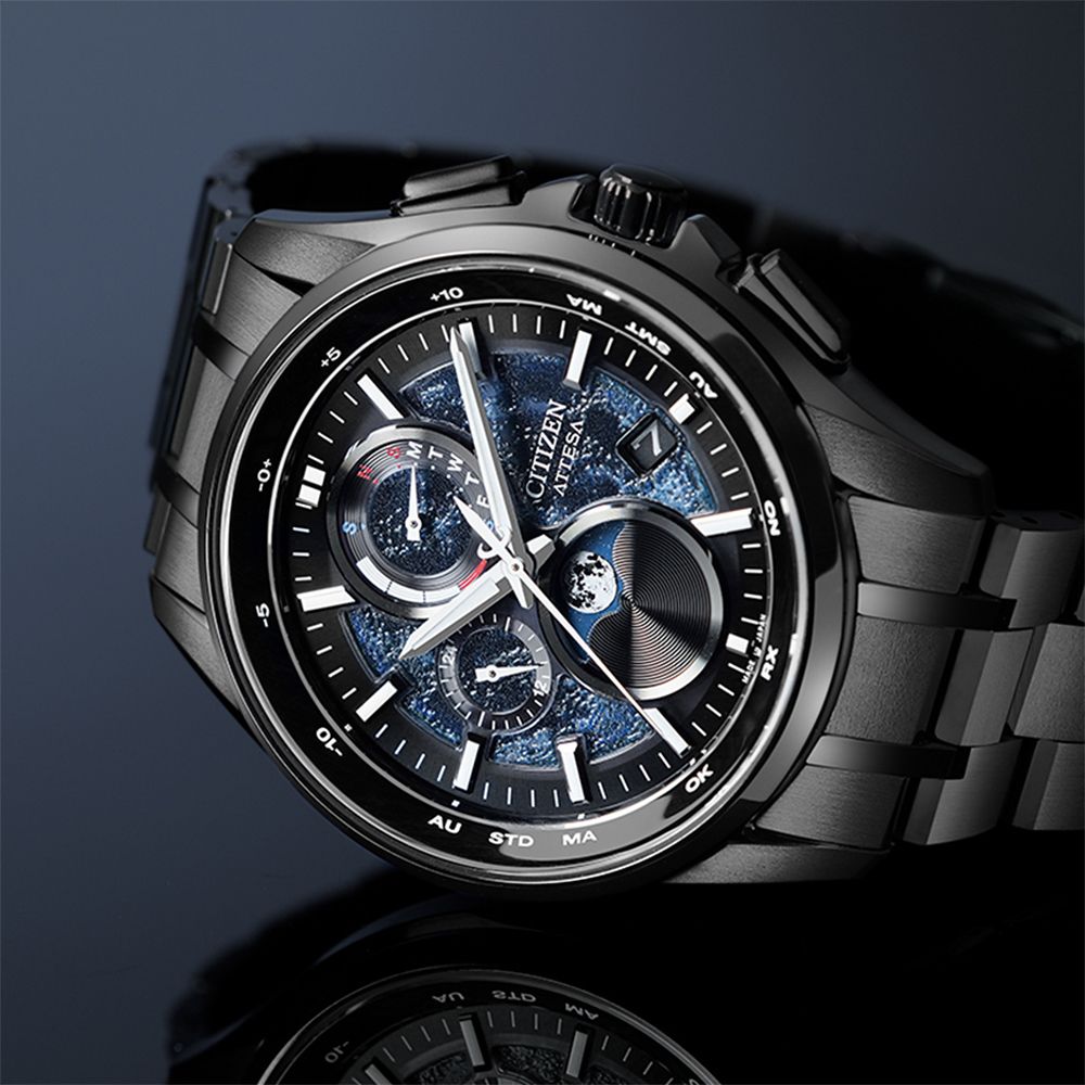 CITIZEN星辰 HAKUTO-R 限量月相光動能電波手錶 BY1008-67L:圖片 4