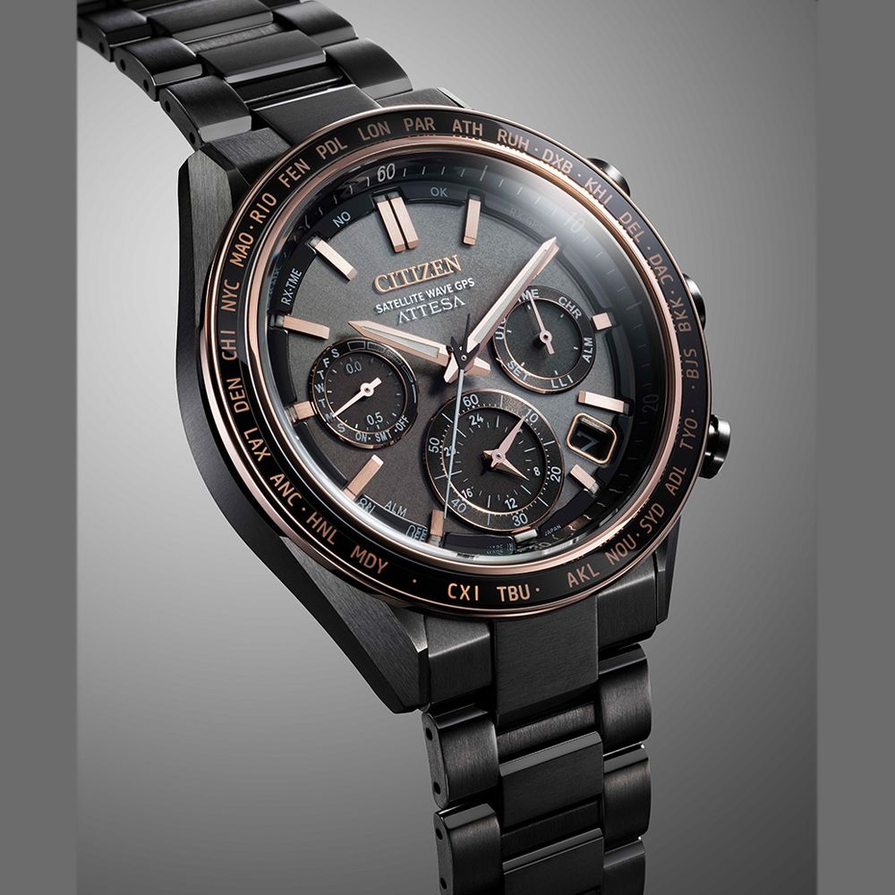 CITIZEN星辰 GENTS GPS衛星對時 鈦金屬 光動能 計時錶 男錶 CC4074-61W:圖片 4