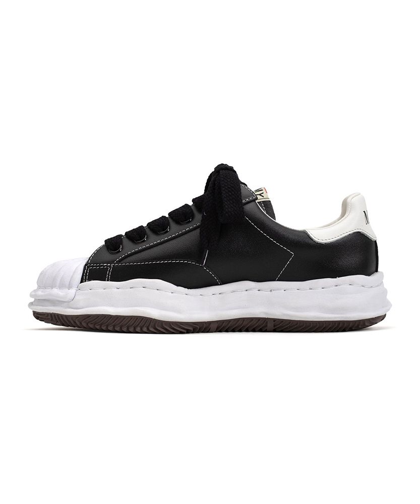 Maison Mihara YasuhiroBlakey OG Leather "Black" 黑 白 皮革 貝殼頭 溶解鞋 MMY 休閒鞋 男鞋 女鞋 情侶鞋 A06FW702-BK:圖片 4