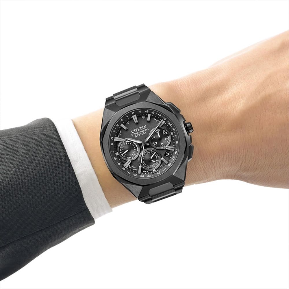 CITIZEN星辰 代言人廣告款光動能GPS對時萬年曆鈦金計時錶/44mm/CC4105-69E:圖片 4