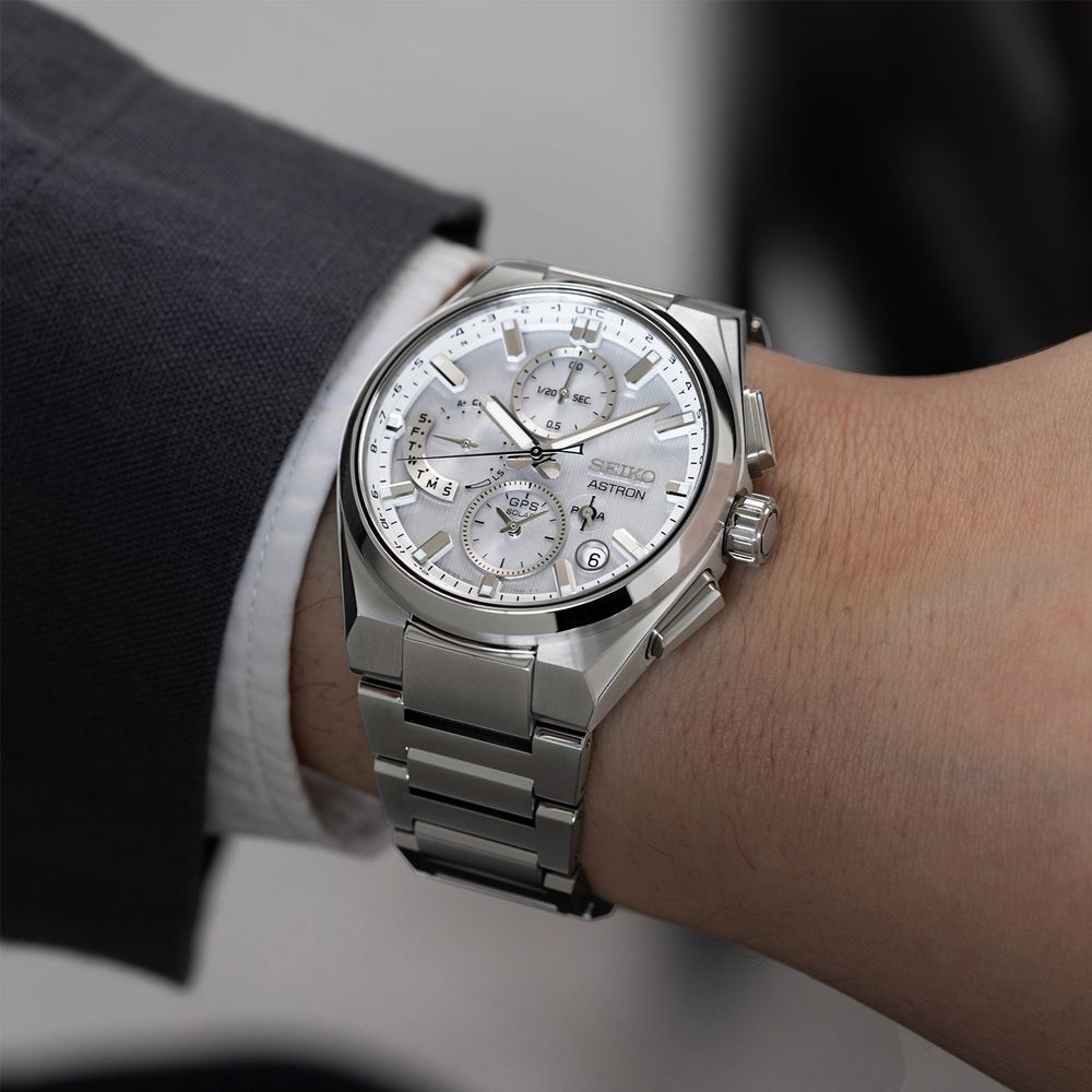 SEIKO精工 Astron 太陽能 GPS 鈦金屬 雙時區計時腕錶 (5X83-0AE0S/SSH159J1):圖片 5