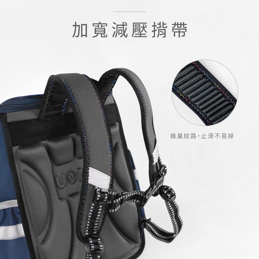 UnMe繽紛世界EVA減壓書包-閃電黃機甲:圖片 5