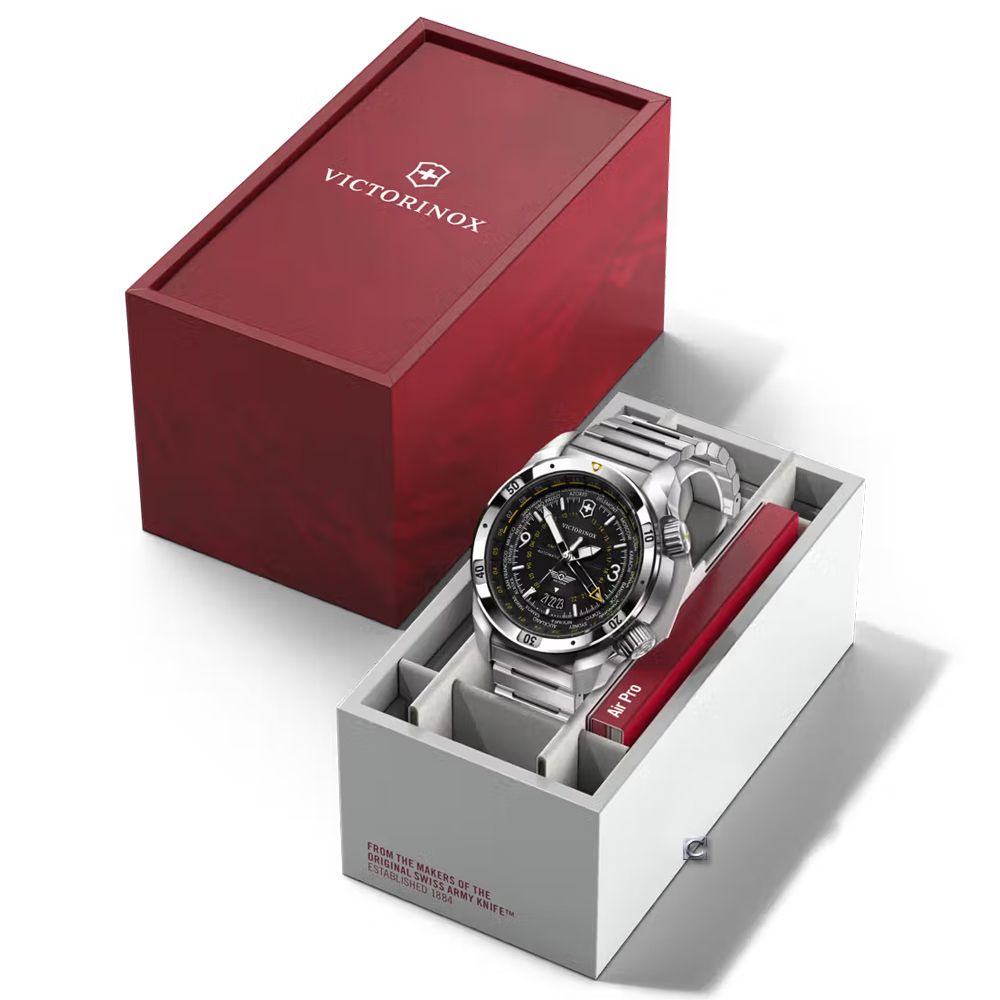 VICTORINOX瑞士維氏 Air Pro GMT Automatic 機械腕錶 男錶 手錶-43mm黑 VISA-242004:圖片 5