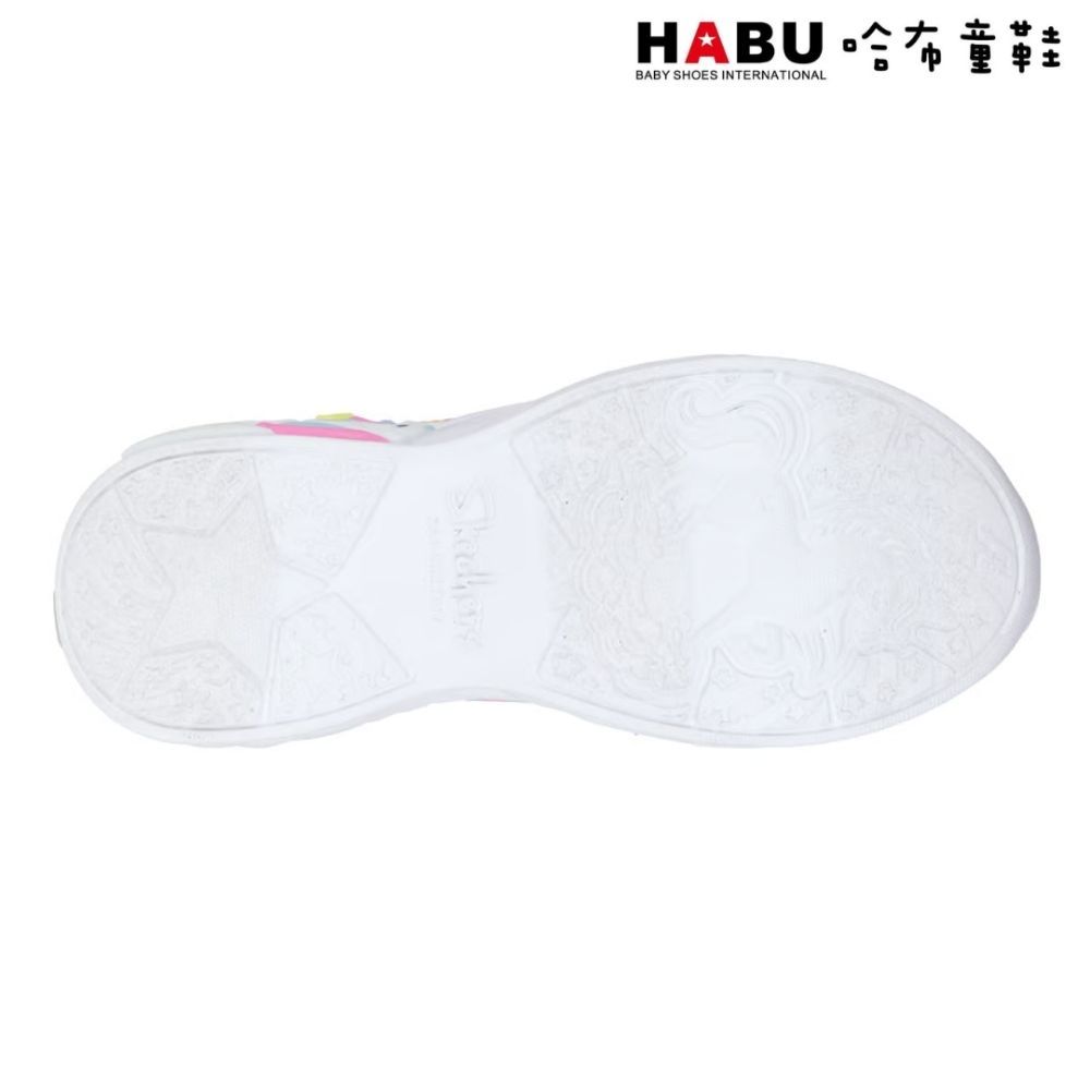 HABU 哈布童鞋SKECHERS 女童系列 燈鞋 Unicorn Dreams-Starry Lite 彩虹小馬 中童 302296LPKMT:圖片 5