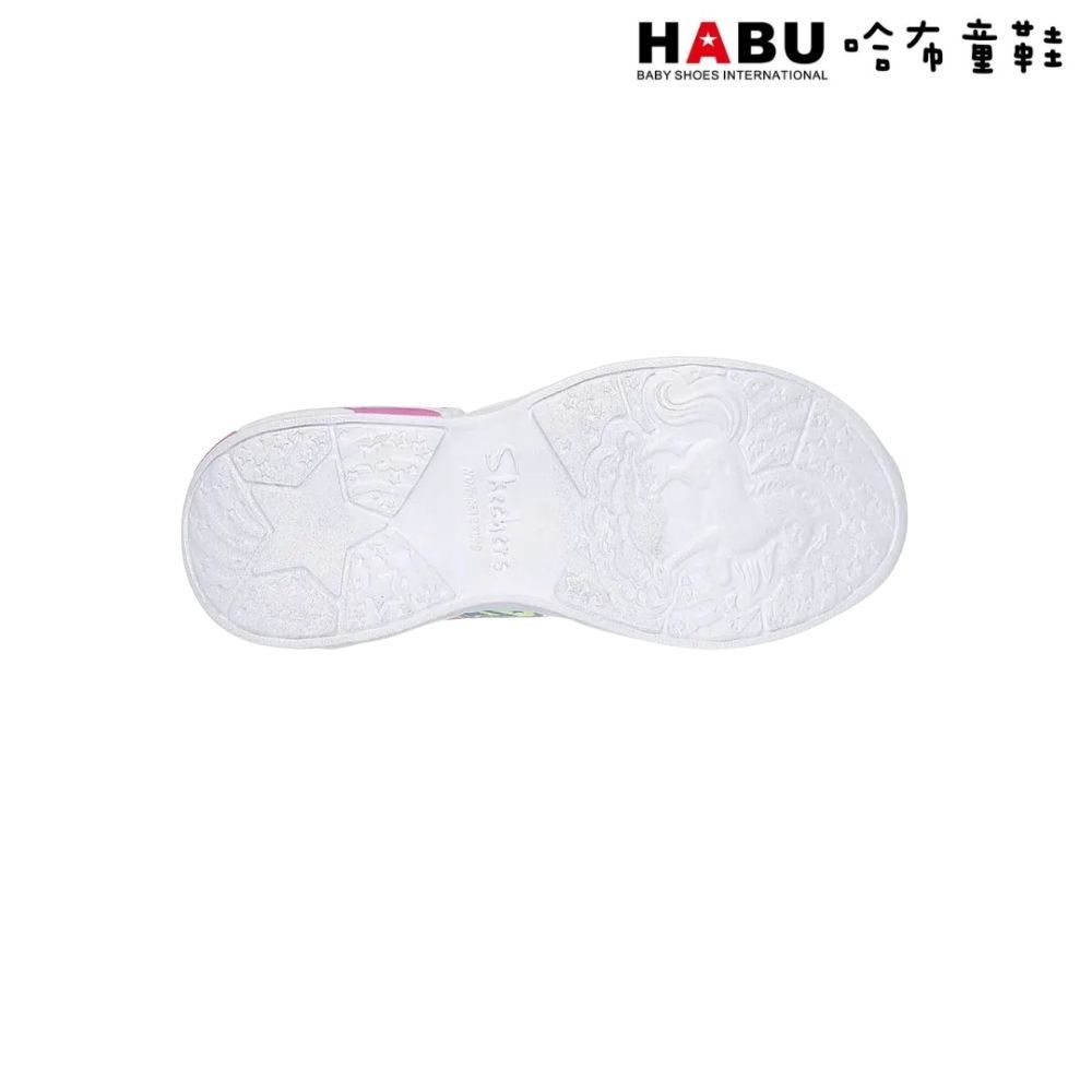 HABU 哈布童鞋SKECHERS 女童系列 燈鞋 Unicorn Dreams-Starry Lite 彩虹小馬 中童 302296LLVMT:圖片 5