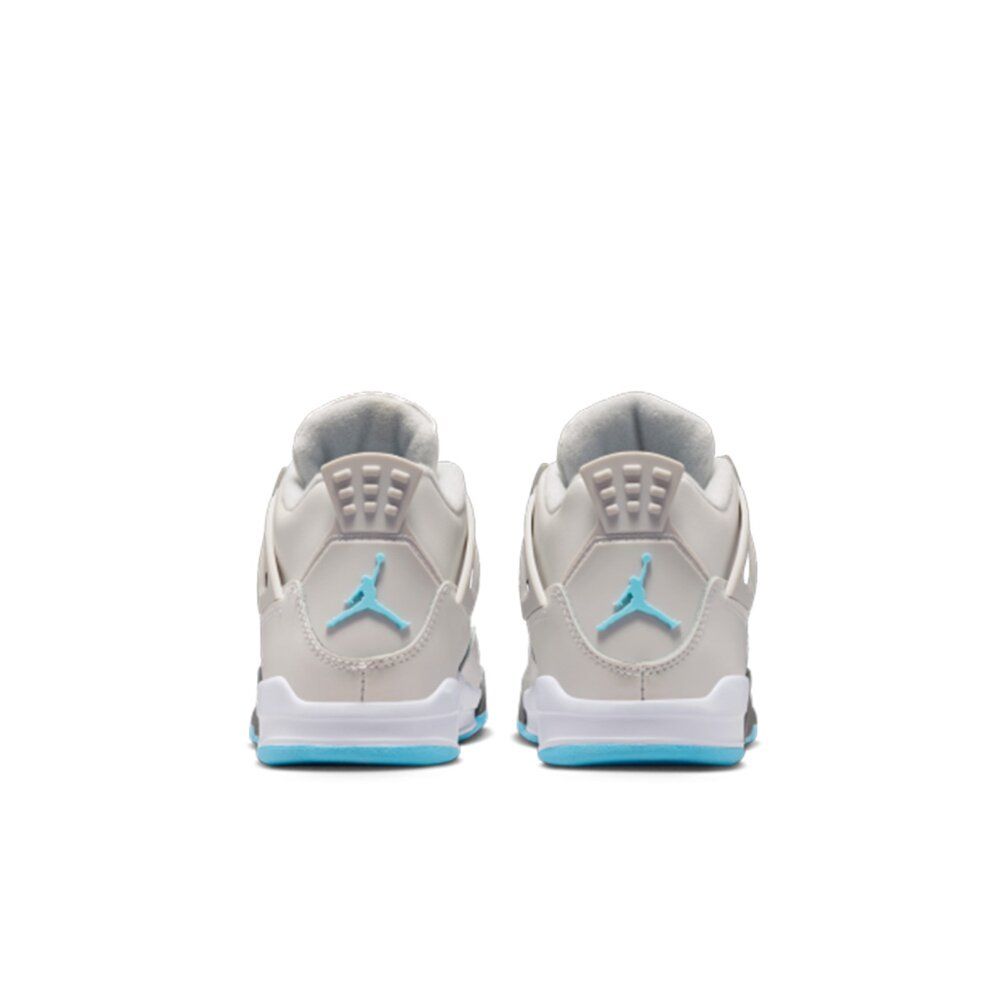 NIKE 耐吉Air Jordan 4 Retro Photon Dust Blue Chill (PS) 灰藍 休閒鞋 中童鞋 HV4682-014:圖片 6
