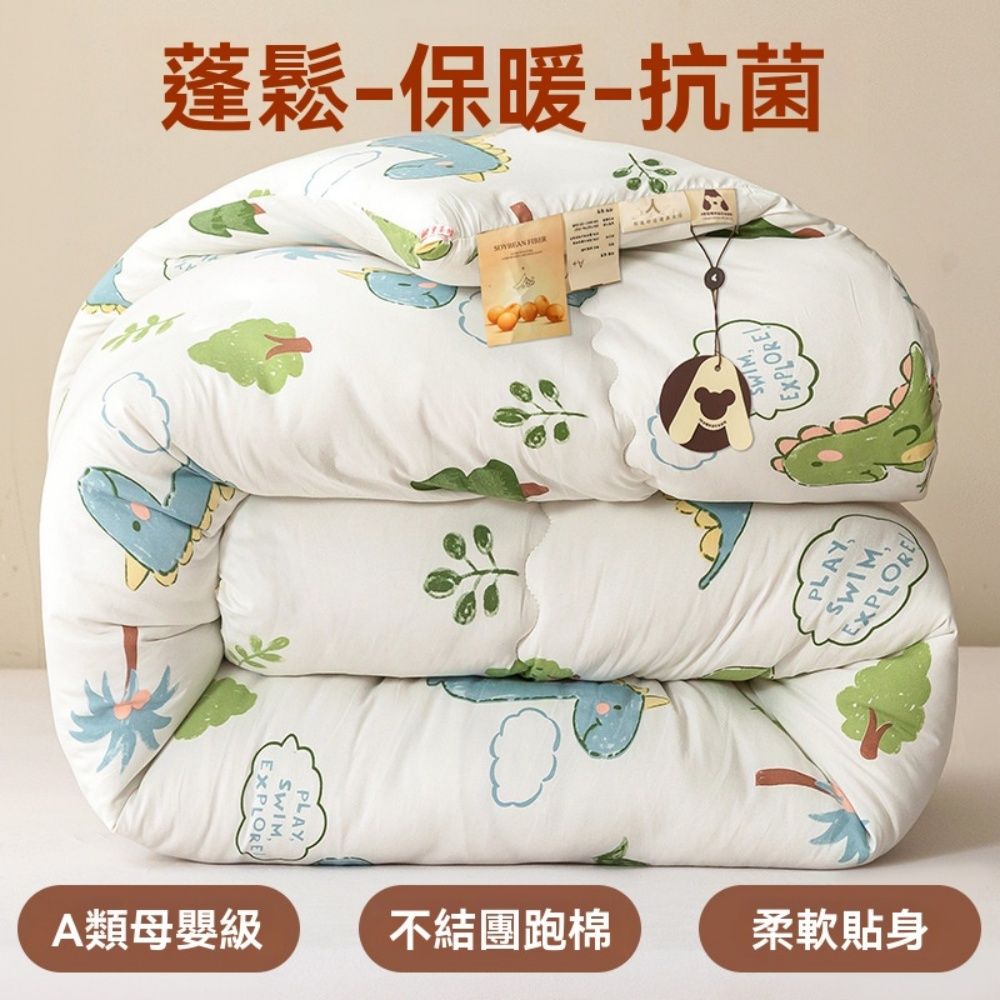 保暖加厚冬被 四季被芯 加厚被芯 母嬰級a類大豆纖維被子:圖片 5