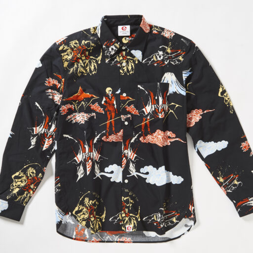 STRICT-G JP 「機動戰士Z鋼彈」 百式與秋貝雷 和風花襯衫