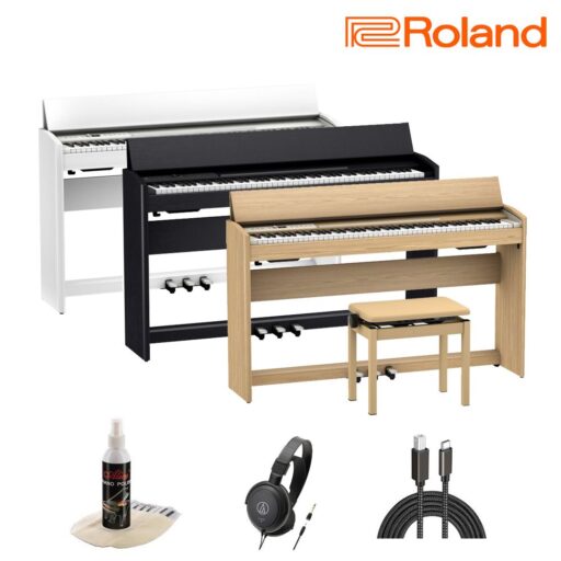 Roland 樂蘭F701 88鍵 推蓋式 電鋼琴 更細膩音色 送保固7年/錄音USB線/耳機/鋼琴保養油